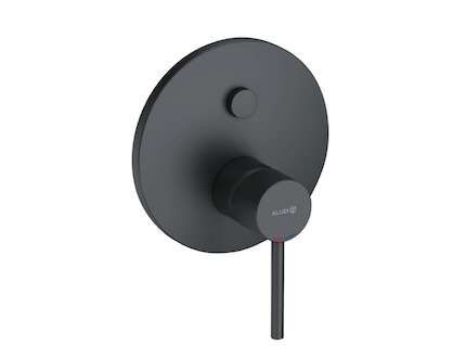 Kludi Bozz - Baterie pod omítku, pro 2 spotřebiče, matná černá 386633976