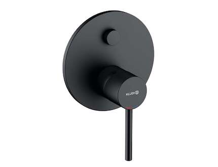 Kludi Bozz - Baterie pod omítku, pro 2 spotřebiče, matná černá 387633976