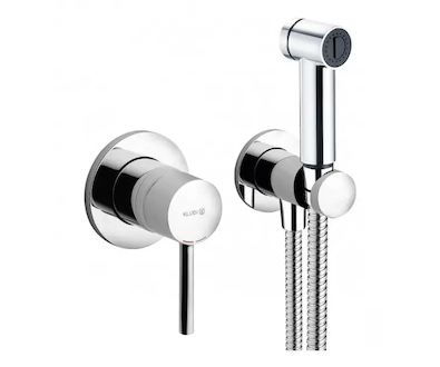 Kludi Bozz - Set pákové baterie pod omítku s bidetovou sprškou, s tělesem, chrom 389980576