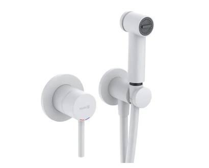 Kludi Bozz - Set pákové baterie pod omítku s bidetovou sprškou, s tělesem, matná bílá 389985376