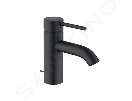 Kludi Bozz - Umyvadlová baterie, s výpustí, EcoPlus, matná černá 382633976
