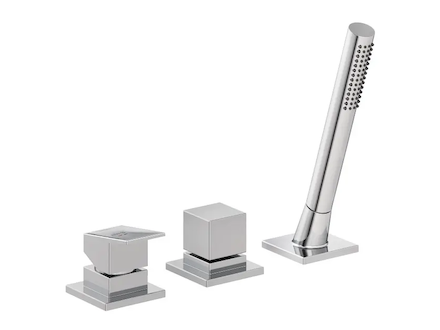 Kludi Decus - Baterie na okraj vany, 3-otvorová instalace, chrom 544470575