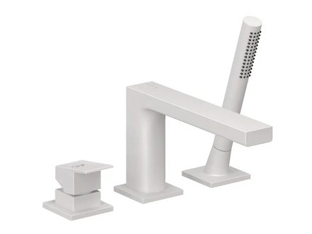 Kludi Decus - Baterie na okraj vany, 3-otvorová instalace, matná bílá 544485375