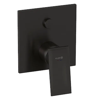 Kludi Decus - Baterie pod omítku, pro 2 spotřebiče, broušený Gunmetal 54759N275