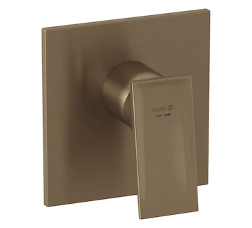 Kludi Decus - Sprchová baterie pod omítku, kartáčovaný bronz 54755N175