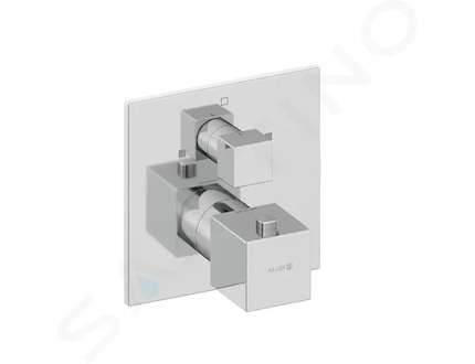 Kludi Decus - Termostatická baterie pod omítku, pro 2 spotřebiče, chrom 548100575
