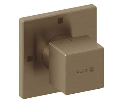 Kludi Decus - Ventil pod omítku, pro 3 spotřebiče, kartáčovaný bronz 54846N175