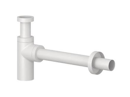 Kludi  - Designový sifon, matná bílá 1002053-00