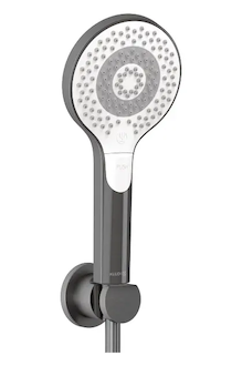 Kludi Dive - Set sprchové hlavice, držáku a hadice, 3 proudy, broušený Gunmetal 69950N2-00