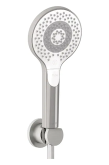 Kludi Dive - Set sprchové hlavice, držáku a hadice, 3 proudy, kartáčovaný nikl 69950N5-00