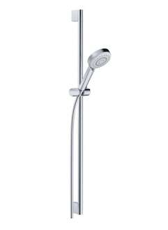 Kludi Dive - Set sprchové hlavice, tyče a hadice, 3 proudy, chrom 6893005-00