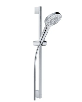 Kludi Dive - Set sprchové hlavice, tyče a hadice, 3 proudy, chrom 6963005-00