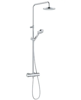 Kludi Dive - Sprchový set s termostatem, průměr 20 cm, 3 proudy, chrom 6807905-00