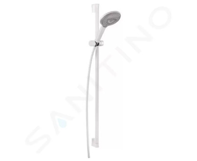 Kludi Freshline - Set sprchové hlavice 140, 3 proudy, tyče a hadice, bílá 6794091-00