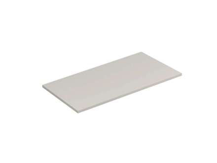 Kludi Icos - Deska pod umyvadlo 100x50 cm, matná písečně šedá 50T100O2