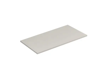 Kludi Icos - Deska pod umyvadlo 100x50 cm, matná písečně šedá 50T100O2