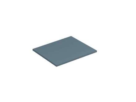 Kludi Icos - Deska pod umyvadlo 60x60 cm, matná petrolejová 50T60O3