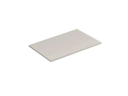 Kludi Icos - Deska pod umyvadlo 80x50 cm, matná písečně šedá 50T80O2