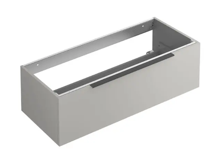 Kludi Icos - Umyvadlová skříňka, 100x50x35 cm, 1 zásuvka, matná písečně šedá 50S120O2