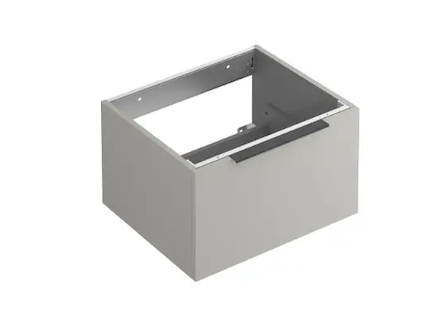 Kludi Icos - Umyvadlová skříňka, 60x50x35 cm, 1 zásuvka, matná písečně šedá 50S60O2