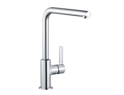 Kludi L-ine S - Páková dřezová baterie, chrom 408030575