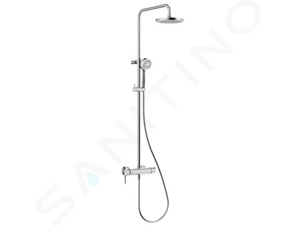 Kludi Logo - Sprchový set Dual Shower System s baterií, 20 cm, chrom 6808505-00