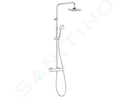 Kludi Logo - Sprchový set Dual Shower System s termostatem, 20 cm, chrom 6809505-00