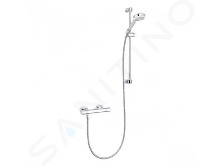 Kludi Logo - Sprchový set s termostatem, tyč 60 cm, chrom 6857505-00