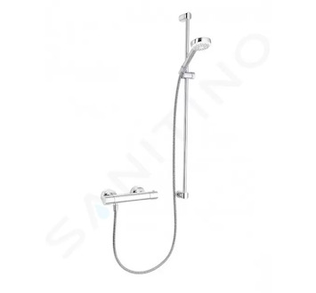 Kludi Logo - Sprchový set s termostatem, tyč 90 cm, chrom 6857805-00