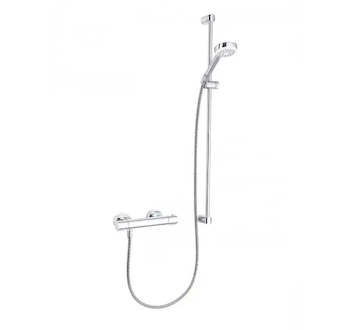 Kludi Logo - Sprchový set s termostatem, tyč 90 cm, chrom 6857805-00