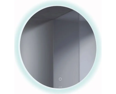 Kludi Luma - Zrcadlo s LED osvětlením a vyhříváním, 60x60 cm, dotykový senzor 17SP0100