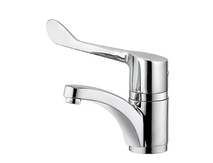 Kludi Medi Care - Páková umyvadlová baterie s otočným výtokem, chrom 341130524