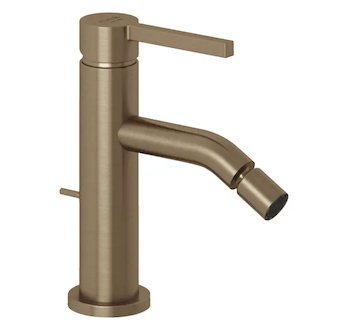 Kludi Nova Fonte - Bidetová baterie s výpustí, kartáčovaný bronz 20216N115