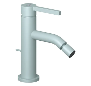 Kludi Nova Fonte - Bidetová baterie s výpustí, matná světle modrá 20216O415