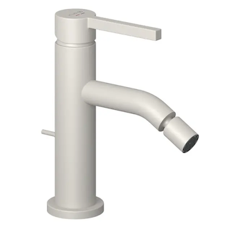 Kludi Nova Fonte - Bidetová baterie s výpustí, matná světle šedá 20216O215