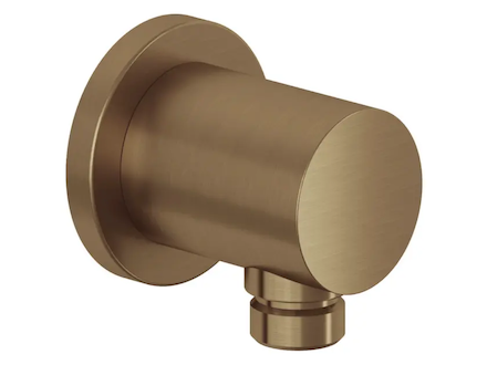 Kludi Nova Fonte - Nástěnné kolínko, kartáčovaný bronz 20543N1-15