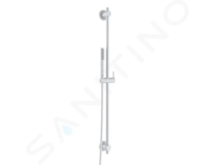 Kludi Nova Fonte - Set sprchové hlavice, tyče a hadice, matná bílá 2084053-15