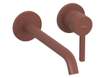 Kludi Nova Fonte - Umyvadlová baterie pod omítku, 2-otvorová instalace, matná cihlová 20245O515