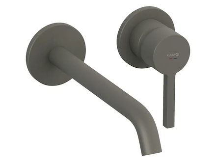 Kludi Nova Fonte - Umyvadlová baterie pod omítku, 2-otvorová instalace, matná šedá 20245O115