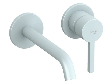 Kludi Nova Fonte - Umyvadlová baterie pod omítku, 2-otvorová instalace, matná světle modrá 20244O415