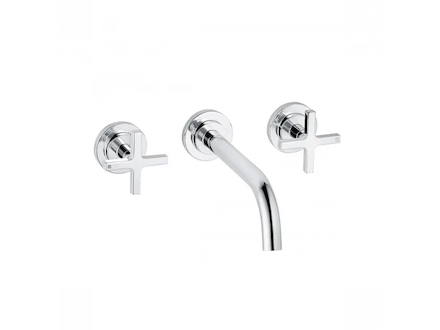 Kludi Nova Fonte - Umyvadlová baterie pod omítku, 3-otvorová instalace, chrom 201440520