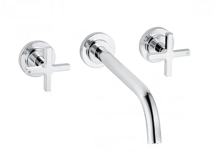 Kludi Nova Fonte - Umyvadlová baterie pod omítku, 3-otvorová instalace, chrom 201460520