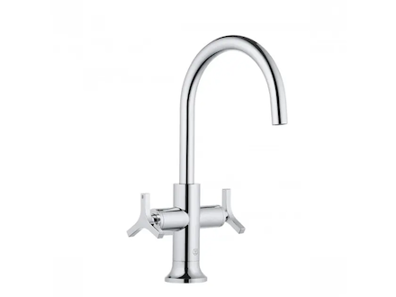 Kludi Nova Fonte - Umyvadlová baterie s výpustí a otočným výtokem, chrom 201180539