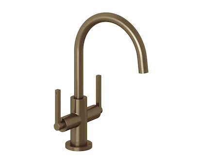 Kludi Nova Fonte - Umyvadlová baterie s výpustí, kartáčovaný bronz 20118N115