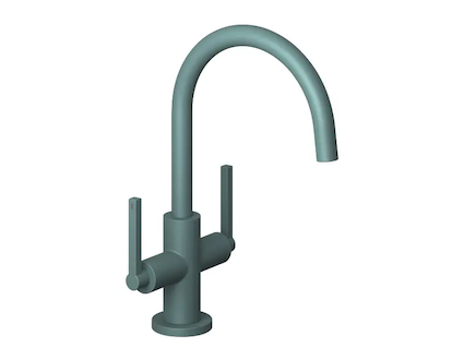 Kludi Nova Fonte - Umyvadlová baterie s výpustí, matná petrolejová 20118O315