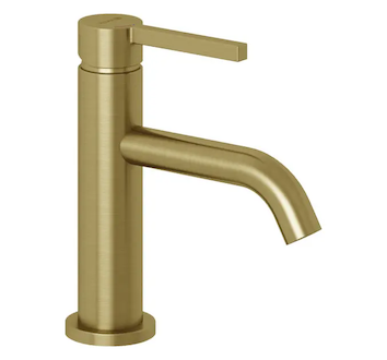 Kludi Nova Fonte - Umyvadlová baterie s výpustí Push-Open, EcoPlus, kartáčované zlato 20289N015