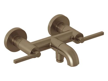 Kludi Nova Fonte - Vanová baterie, kartáčovaný bronz 20540N115