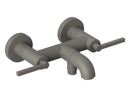 Kludi Nova Fonte - Vanová baterie, matná šedá 20540O115