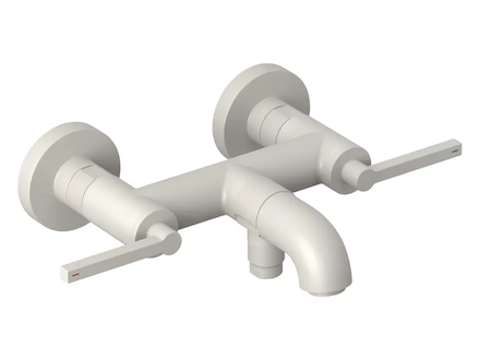 Kludi Nova Fonte - Vanová baterie, matná světle šedá 20540O215