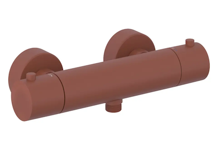 Kludi Objekta - Termostatická sprchová baterie, matná cihlová 35200O538